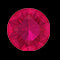 Split Shank Ruby Flower Engagement Ring with Diamond