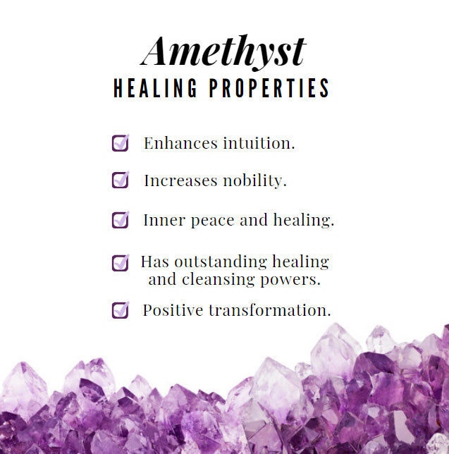 Amethyst and Diamond Alternate Half Eternity Ring Amethyst - ( AAA ) - Quality - Rosec Jewels