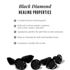 0.50 CT Black Diamond Statement Half Eternity Band Ring Black Diamond - ( AAA ) - Quality - Rosec Jewels