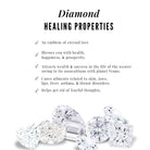 1/2 CT Genuine Diamond Teardrop Hoop Earrings Diamond - ( HI-SI ) - Color and Clarity - Rosec Jewels
