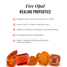 Cushion Cut Real Fire Opal Ring Set with Moissanite Fire Opal - ( AAA ) - Quality - Rosec Jewels