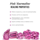 Pink Tourmaline Stackable Ring Set with Moissanite Pink Tourmaline - ( AAA ) - Quality - Rosec Jewels