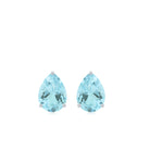 1.25 CT Pear Cut Sky Blue Topaz Solitaire Stud Earrings Sky Blue Topaz - ( AAA ) - Quality - Rosec Jewels