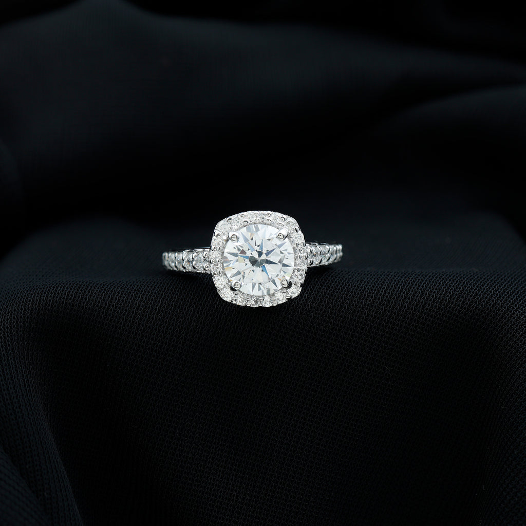 Rosec Jewels - Cubic Zirconia Vintage Inspired Engagement Ring