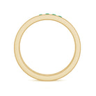1.50 CT Emerald Channel Set Eternity Band Ring Emerald - ( AAA ) - Quality - Rosec Jewels