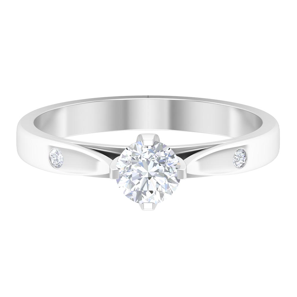Lab Grown Diamond Solitaire Promise Ring