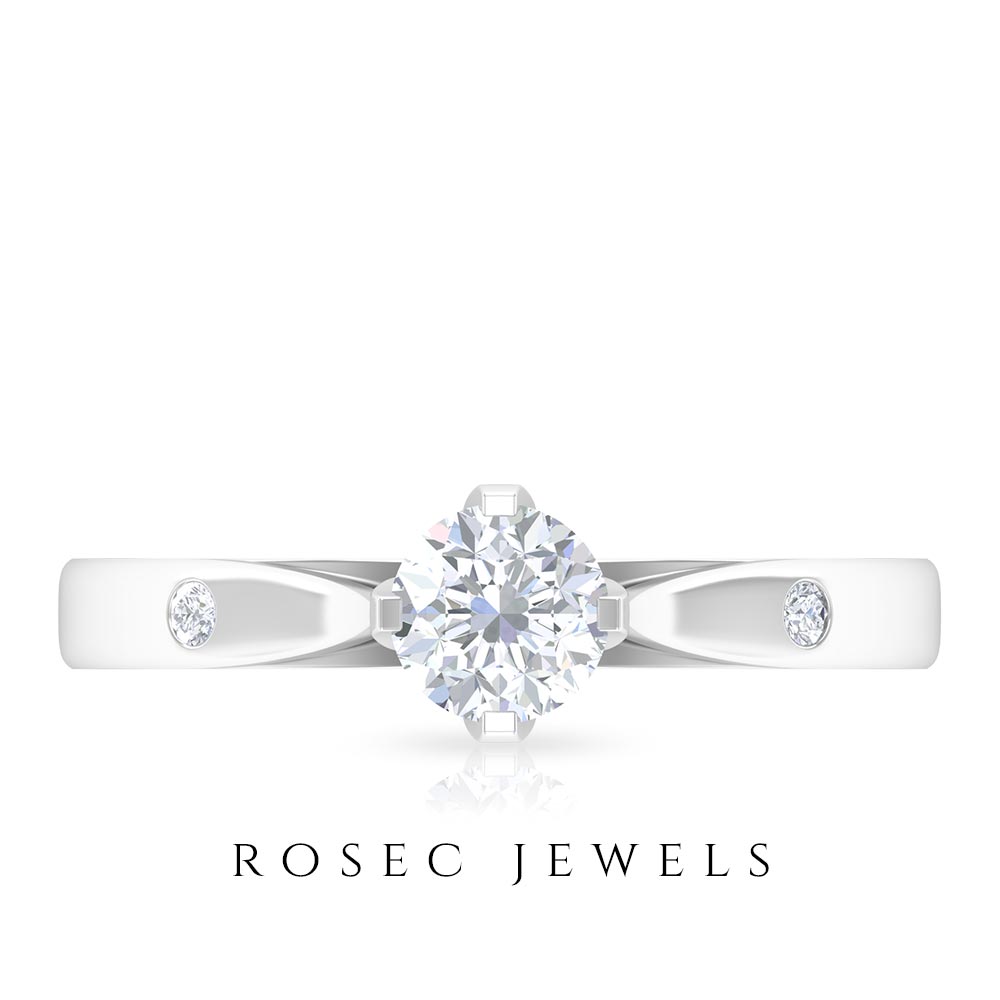 Lab Grown Diamond Solitaire Promise Ring