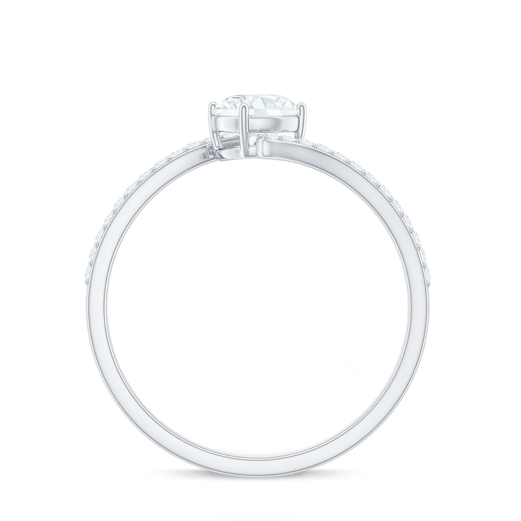 Lab Grown Diamond Solitaire Promise Engagement Ring