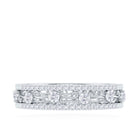 1.75 CT Filigree Wedding Band Ring withMoissanite Moissanite - ( D-VS1 ) - Color and Clarity - Rosec Jewels